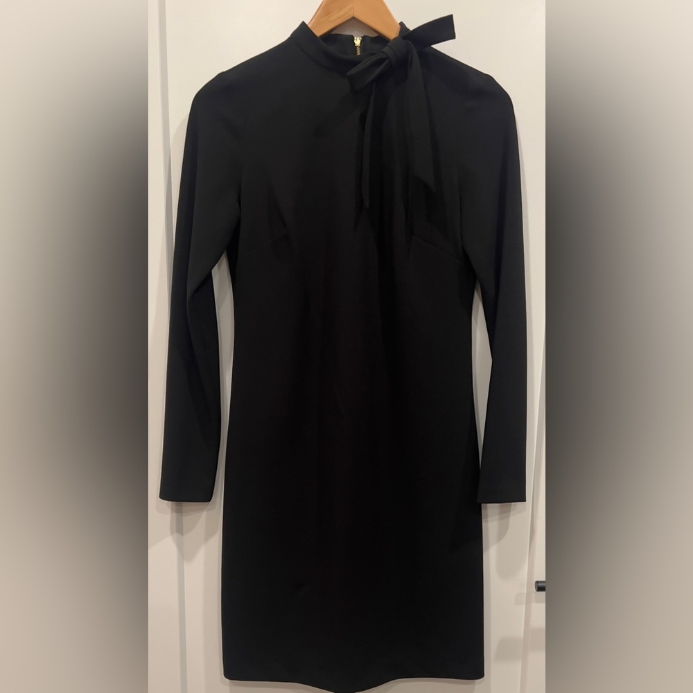 Calvin Klein Classic Black Long Sleeve Dress